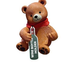 Wild Eye Designs Teddy Bear Wine Holder NWT